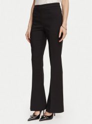 Rinascimento Spodnie materiałowe CFC0130135003 Czarny Flare Fit. Czarne spodnie materiałowe Rinascimento, bez wzorów, z materiału. Za 469.99 zł.