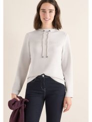 Cecil Bluza w kolorze kremowym rozmiar: M. Brązowe bluzy Cecil, m, bez wzorów, bez ramiączek, bez kaptura. Za 165.71 zł.