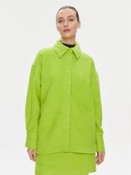 Samsøe Samsøe Kurtka przejściowa Inez F23400011 Zielony Oversize. Zielone kurtki Samsøe & Samsøe, m, bez wzorów, z syntetyku, bez kaptura. Za 559.99 zł.