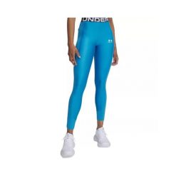 Legginsy Under Armour HeatGear Rib. Niebieskie legginsy Under Armour, bez wzorów, z elastanu. Za 288.20 zł.