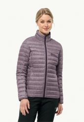 JACK WOLFSKIN Kurtka puchowa damska Pilvi Down Jkt W wild blossom r.S. Czerwone kurtki Jack Wolfskin, na zimę, s, bez wzorów, z hardshellu, bez kaptura. Za 453.50 zł.