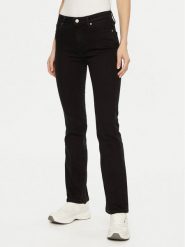 Tommy Hilfiger Jeansy WW0WW45007 Czarny Bootcut Fit. Czarne jeansy Tommy Hilfiger, bez wzorów, z bawełny. Za 249.99 zł.