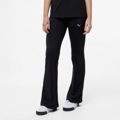 Legginsy fitness damskie Puma. Czarne legginsy Decathlon, bez wzorów, eleganckie. Za 119.99 zł.