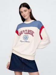 GAP Bluza w kolorze kremowym rozmiar: XL. Brązowe bluzy GAP, xl, bez wzorów, bez kaptura. Za 158.84 zł.
