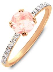 Les Petites Précieuses Pozłacany pierścionek z kwarcem i cyrkoniami rozmiar: 54. Czerwone pierścionki Les Petites Précieuses, z cyrkonią, pozłacane. Za 86.99 zł.