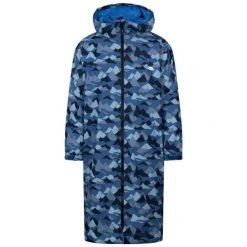 Płaszcz Przeciwdeszczowy Dla Dorosłych Unisex Hudsan. Niebieskie płaszcze Trespass, m, bez wzorów, z materiału, z kapturem. Za 469.99 zł.