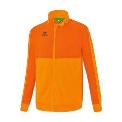 Kurtka robocza Erima Six Wings Pomarańczowa Junior. Brązowe kurtki Erima, bez wzorów, z materiału, sportowe, bez kaptura. Za 272.99 zł.