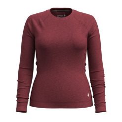 Longsleeve termoaktywny damski Smartwool Merino 250 Baselayer Crew Boxed. Czerwone bielizna termoaktywna damska Smartwool, bez wzorów, z wełny, bez ramiączek, trekkingowe. Za 404.63 zł.
