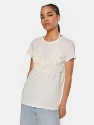 ViCOLO T-Shirt RB0816 A Biały Regular Fit. Białe t-shirty ViCOLO, m, bez wzorów, z bawełny, bez kołnierzyka, bez ramiączek. Za 109.99 zł.