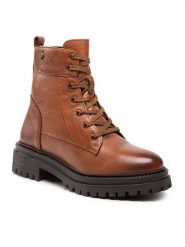 Geox Trapery D Iridea C D16HRC 00046 C6001 Brązowy. Brązowe traperki Geox, bez wzorów, ze skóry, bez obcasa, bez zapięcia. Za 549.99 zł.
