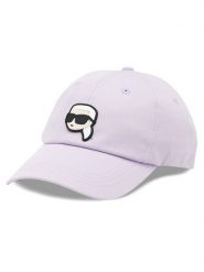 KARL LAGERFELD Czapka z daszkiem 230W3401 Fioletowy. Fioletowe czapki z daszkiem KARL LAGERFELD, bez wzorów, z bawełny. Za 169.99 zł.