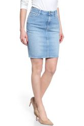 SPÓDNICA JEANSOWA LEE PENCIL SKIRT SOUTHERN INDIGO L38UROVS 112108341. Niebieskie spódnice Lee, l, bez wzorów, z jeansu, ołówkowe. W wyprzedaży za 69.99 zł.