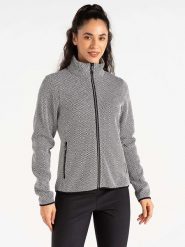 Dare 2b Kardigan "Descend" w kolorze czarno-białym rozmiar: 34. Białe swetry Dare 2b, bez wzorów, prążkowane, bez ramiączek. Za 100.04 zł.