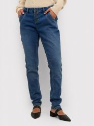 Cream Jeansy CRSandy 10610602 Niebieski Curvy Fit. Niebieskie jeansy Cream, bez wzorów, z bawełny. Za 139.99 zł.