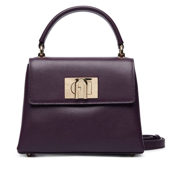 Torebka Furla. Fioletowe torebki klasyczne Furla, bez wzorów, klasyczne, bez dodatków. Za 1,779.00 zł.