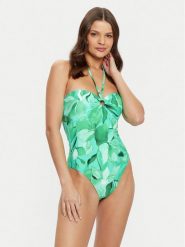 Seafolly Strój kąpielowy Secret Garden 11124-220 Zielony. Zielone stroje jednoczęściowe Seafolly, bez wzorów, z syntetyku. Za 439.99 zł.