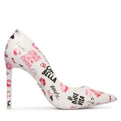 Szpilki Aldo. Białe szpilki Aldo, bez wzorów, bez obcasa, na szpilce, bez zapięcia. Za 379.99 zł.