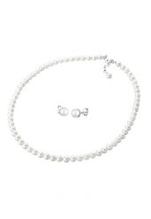 Elli Damski Elegancki Zestaw Kolczyki sztyfty z perłami muszlowymi i perły hodowlana słodkowodna w srebrze 925 Sterling Silver Zestawy 1 ct. Szare kolczyki Elli, z perłą, srebrne. Za 263.99 zł.