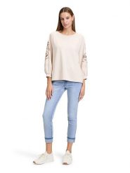 Betty Barclay Bluza w kolorze kremowym rozmiar: 38. Brązowe bluzy Betty Barclay, bez wzorów, bez ramiączek, bez kaptura. Za 110.81 zł.