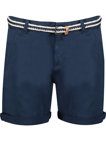 Geographical Norway Bermudy "Petale" w kolorze granatowym rozmiar: L. Niebieskie szorty Geographical Norway, bez wzorów, z tkaniny. Za 83.81 zł.