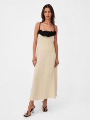 Undress Code Sukienka codzienna Ciao Bella 554 Beżowy Regular Fit. Brązowe sukienki Undress Code, na co dzień, l, bez wzorów, z bawełny, bez kołnierzyka, bez ramiączek, proste. Za 1,239.00 zł.