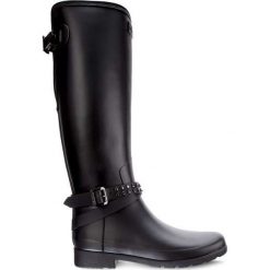 Hunter Kalosze damskie - Women's Original Studded Refined Tall - Rozmiar 37 - czarny. Kalosze marki Hunter. Za 615.44 zł.