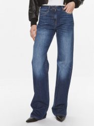 Elisabetta Franchi Jeansy PJ-47I-41E2-V320 Niebieski Straight Fit. Niebieskie jeansy Elisabetta Franchi, bez wzorów, z bawełny. Za 899.99 zł.