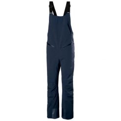 Damski kombinezon narciarski Helly Hansen Alphelia. Niebieskie kombinezony Helly Hansen, na zimę, bez wzorów, sportowe, bez kołnierzyka, bez ramiączek. Za 1,546.00 zł.