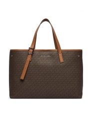 MICHAEL Michael Kors Torebka Hudson 33R6LHDT9B Brązowy. Brązowe shopper bag MICHAEL Michael Kors, bez wzorów, ze skóry, bez dodatków. Za 1,529.00 zł.