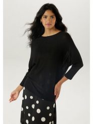 Aniston Sweter w kolorze czarnym rozmiar: 36. Czarne swetry Aniston, bez wzorów, bez ramiączek. Za 80.95 zł.