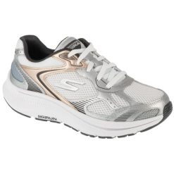Buty do biegania damskie, Go Run Consistent 2.0 - Volt. Białe buty do biegania Skechers, bez wzorów, bez zapięcia, do biegania. Za 351.50 zł.