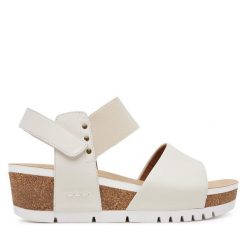 Sandały Josef Seibel. Sandały Josef Seibel, bez wzorów, bez obcasa, na koturnie, bez zapięcia. Za 279.99 zł.