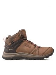 Keen Trekkingi Terradora II Leather Mid Wp 1023728 Brązowy. Brązowe buty trekkingowe Keen, z nubiku, bez zapięcia. Za 699.99 zł.