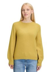 CARTOON Sweter w kolorze musztardowym rozmiar: 40. Żółte swetry Cartoon, bez wzorów, bez ramiączek. Za 144.95 zł.
