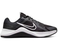 Buty treningowe damskie Nike MC Trainer 2. Czarne buty treningowe Nike, bez wzorów, z gumy, bez zapięcia, na fitness i siłownię. Za 535.00 zł.