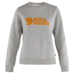 Bluza damska Fjallraven Logo Sweater. Czerwone bluzy Fjällräven, l, bez wzorów, bez kaptura. Za 444.99 zł.