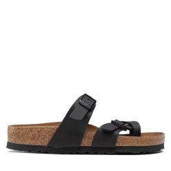 Japonki Birkenstock. Czarne japonki Birkenstock, bez wzorów. Za 269.99 zł.