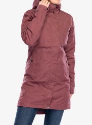 Płaszcz damski Fjallraven Kiruna Padded Parka. Czerwone płaszcze Fjällräven, na zimę, l, bez wzorów, z bawełny, biznesowe, bez kaptura. Za 1,213.29 zł.