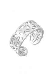 Elli Damski zegarek Open Life Flower Boho regulowany ze srebra próby 925 Sterling Silver Pierścionki 1 ct. Szare pierścionki Elli, srebrne. Za 177.64 zł.