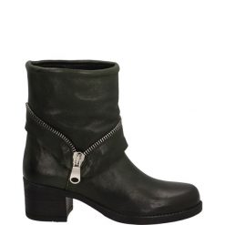 DAMSKIE BOTKI 7997 RAG FOREST. Botki Venezia, bez wzorów, ze skóry, bez obcasa, bez zapięcia. Za 319.00 zł.