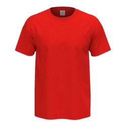 Koszulka Unisex Dla Dorosłych Comfort Plain T-shirt. Czerwone t-shirty Stedman, xl, bez wzorów, sportowe, bez kołnierzyka, bez ramiączek. Za 50.99 zł.