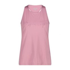 Damski tank top CMP. Czerwone topy CMP, s, bez wzorów, sportowe, bez kołnierzyka, bez ramiączek. Za 176.50 zł.