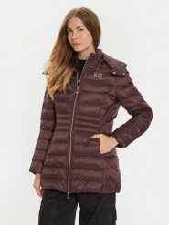 EA7 Emporio Armani Kurtka puchowa 6DTK01 TN88Z 1755 Brązowy Regular Fit. Brązowe kurtki EA7 Emporio Armani, s, bez wzorów, z puchu, bez kaptura. Za 619.99 zł.
