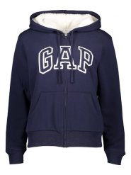 GAP Bluza w kolorze granatowym rozmiar: XXL. Niebieskie bluzy GAP, xxl, bez wzorów, bez ramiączek, bez kaptura. Za 194.95 zł.