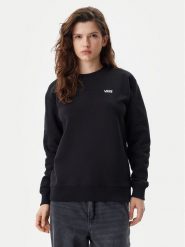 Vans Bluza VN00046XBLK1 Czarny Relaxed Fit. Czarne bluzy Vans, xl, bez wzorów, z bawełny, bez kaptura. Za 159.99 zł.