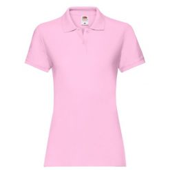 Damska Koszulka Polo Premium. Brązowe t-shirty sportowe fruit of the loom, xl, bez wzorów, bez ramiączek. Za 83.99 zł.