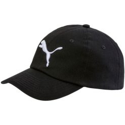 Czapka z daszkiem Puma ESS Cap jr. Czarne czapki z daszkiem Puma, bez wzorów, sportowe. Za 44.99 zł.