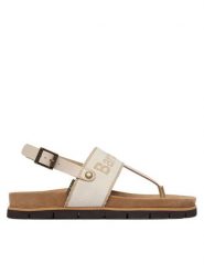 Barbour Sandały Lumley LFO0802BE52 Beżowy. Brązowe sandały Barbour, bez wzorów, z materiału, bez obcasa, na płaskiej podeszwie, bez zapięcia. Za 659.99 zł.