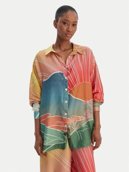 Maaji Koszula Sakura Scenery Dreambound PT2321CLS011 Kolorowy Relaxed Fit. Koszule Maaji, l, bez wzorów, z wiskozy, bez kołnierzyka, bez ramiączek. Za 312.99 zł.