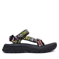 Sandały Teva. Pomarańczowe sandały Teva, bez wzorów, sportowe, bez obcasa, bez zapięcia. Za 379.99 zł.
